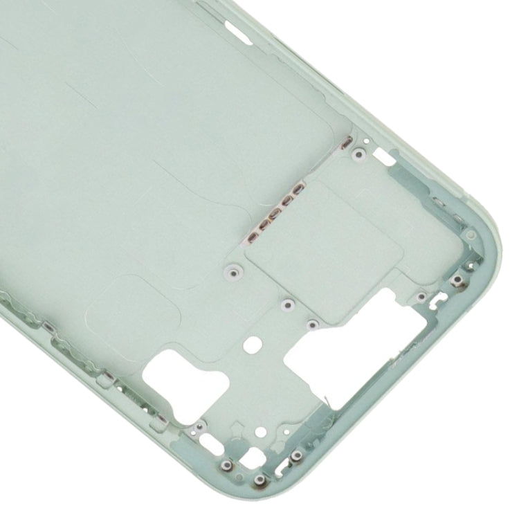 For iPhone 15 Middle Frame Bezel Plate with Side Keys + Card Tray, Version:China Version(Green)