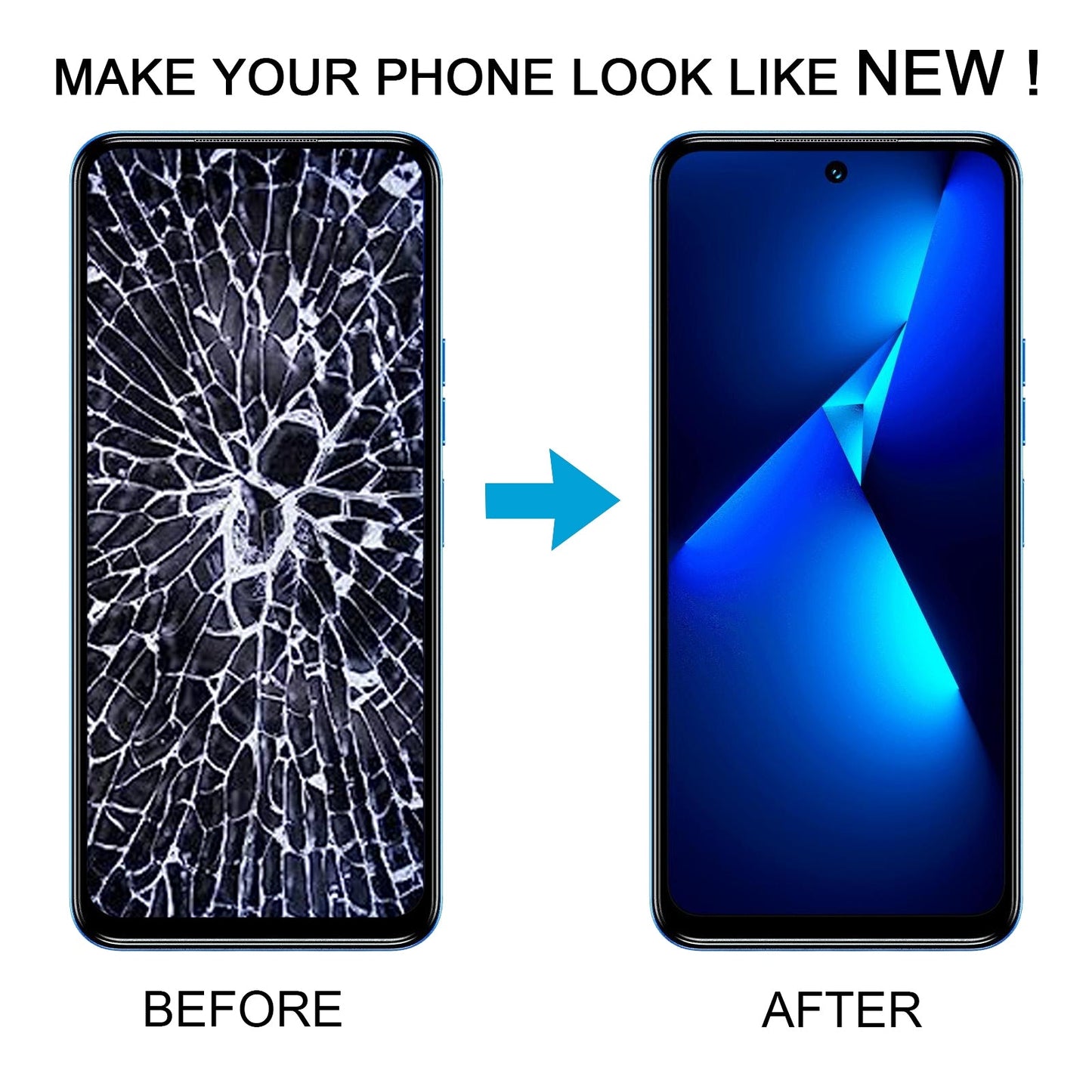 For Tecno Pova Neo 3 LH6n LCD Screen Digitizer Full Assembly With Frame