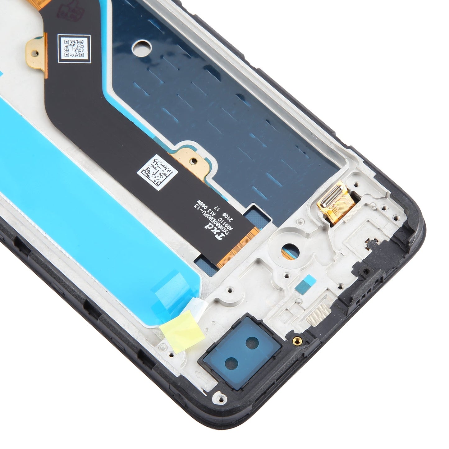 For Infinix Smart 6 Plus LCD Screen Digitizer Full Assembly With Frame
