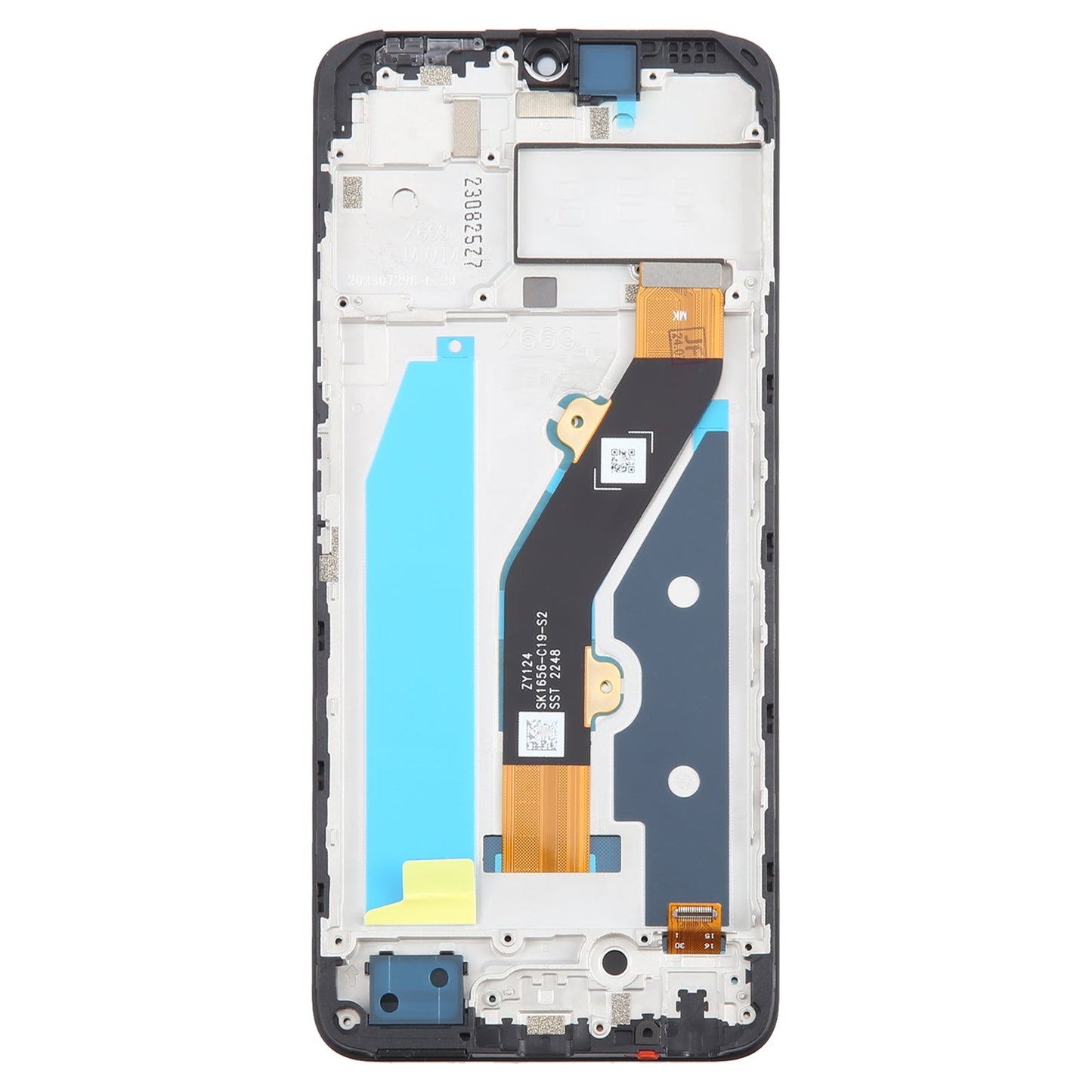 For Infinix Hot 30i X669 OEM LCD Screen Digitizer Full Assembly With Frame