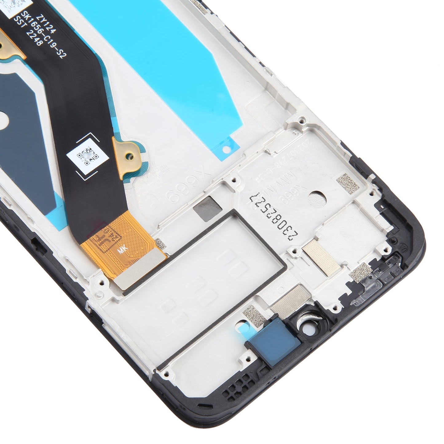 For Infinix Hot 30i X669 OEM LCD Screen Digitizer Full Assembly With Frame