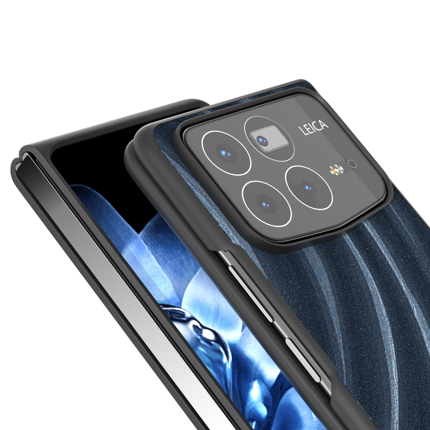 For Xiaomi Mix Fold 4 Galactic Pattern Protective Phone Case(Blue)