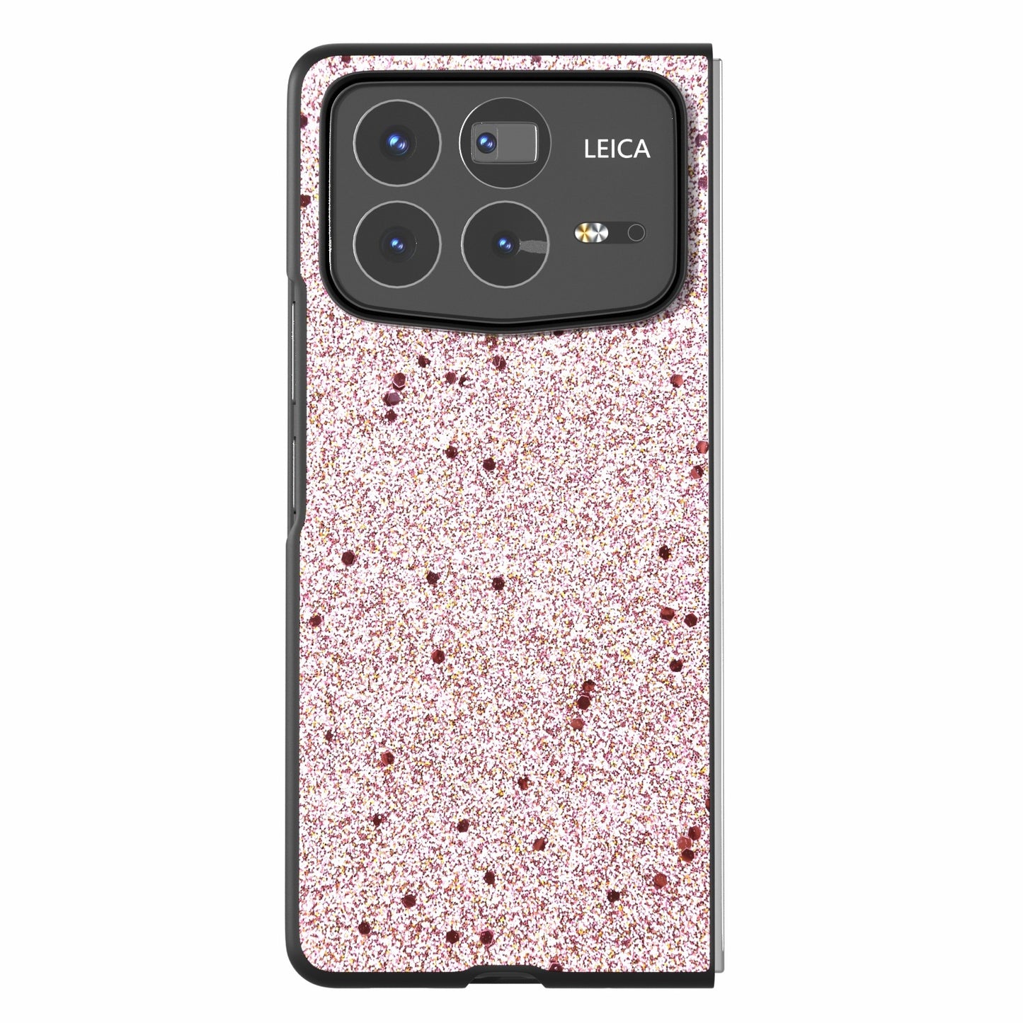 For Xiaomi Mix Fold 4 Glitter Full Coverage PU + PC Phone Case(Pink)