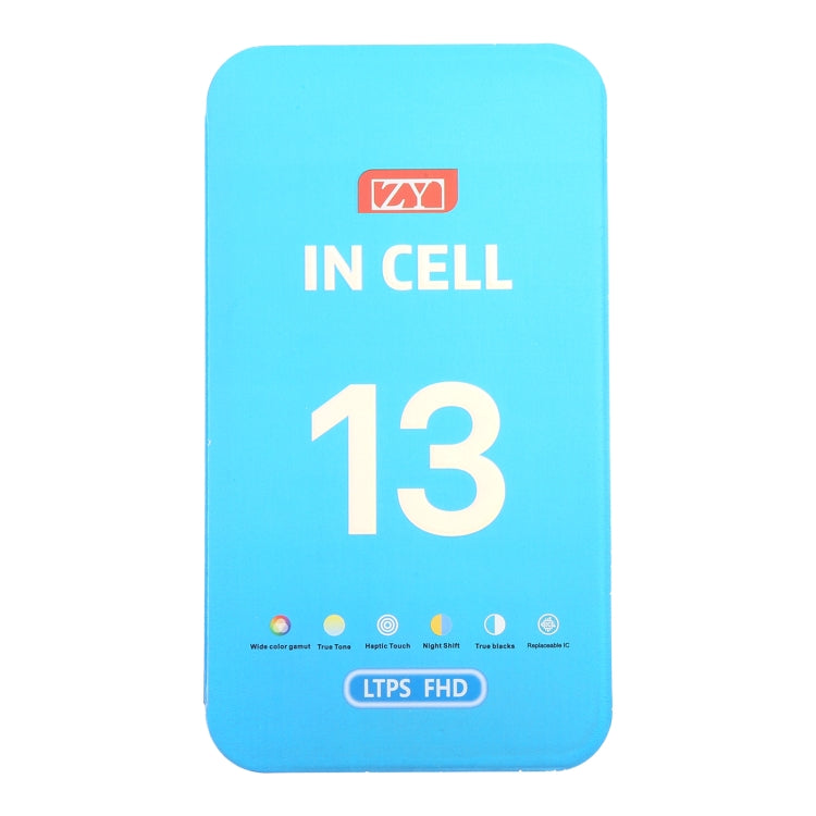 For iPhone 13 ZY incell HD 1:1 LCD Screen with Digitizer Full Assembly, Remove IC Need Professional Repair