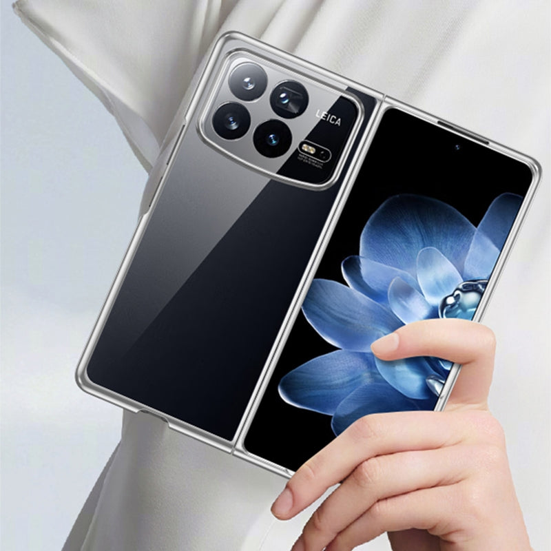 For Xiaomi Mix Fold 4 6D Electroplating PC Shockproof Phone Case(Silver)