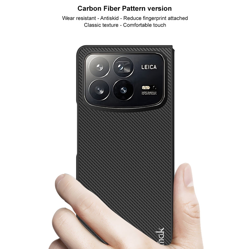 For Xiaomi Mix Fold 4 imak Ruiyi Series Carbon Fiber PU + PC Phone Case