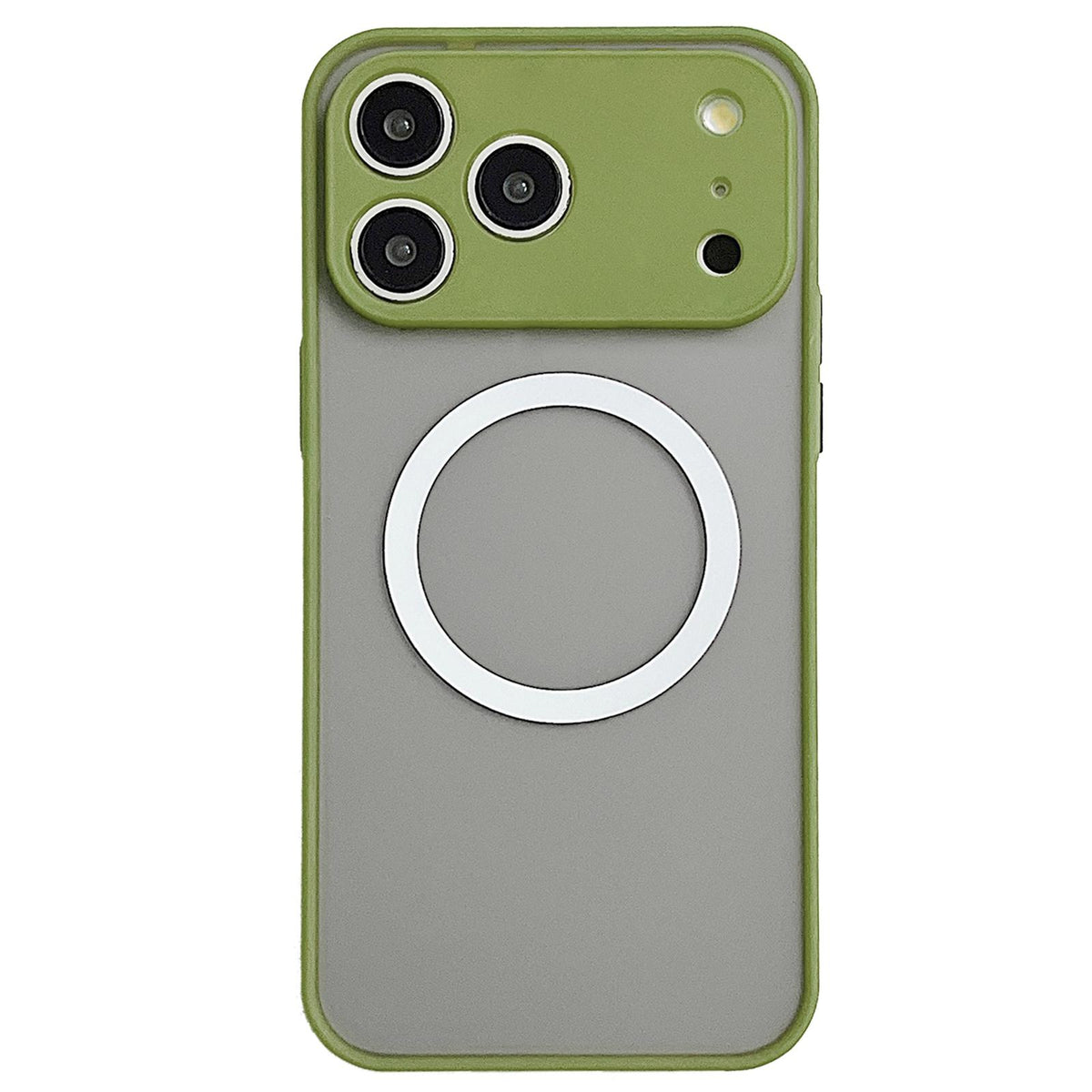 Compatible with iPhone 18 Pro Max Hawkeye Skin Feel MagSafe Phone Case - Army Green