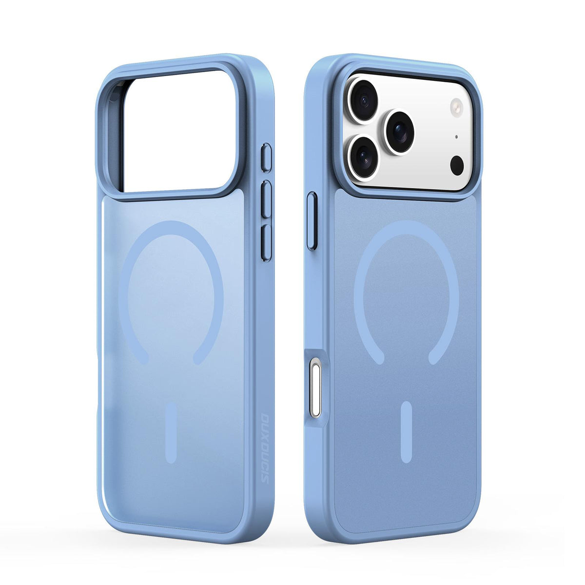 Compatible with iPhone 18 Pro Max & 17 Pro Max DUX DUCIS Yind Series MagSafe TPU Dual-Layer PC Phone Case - Light Blue
