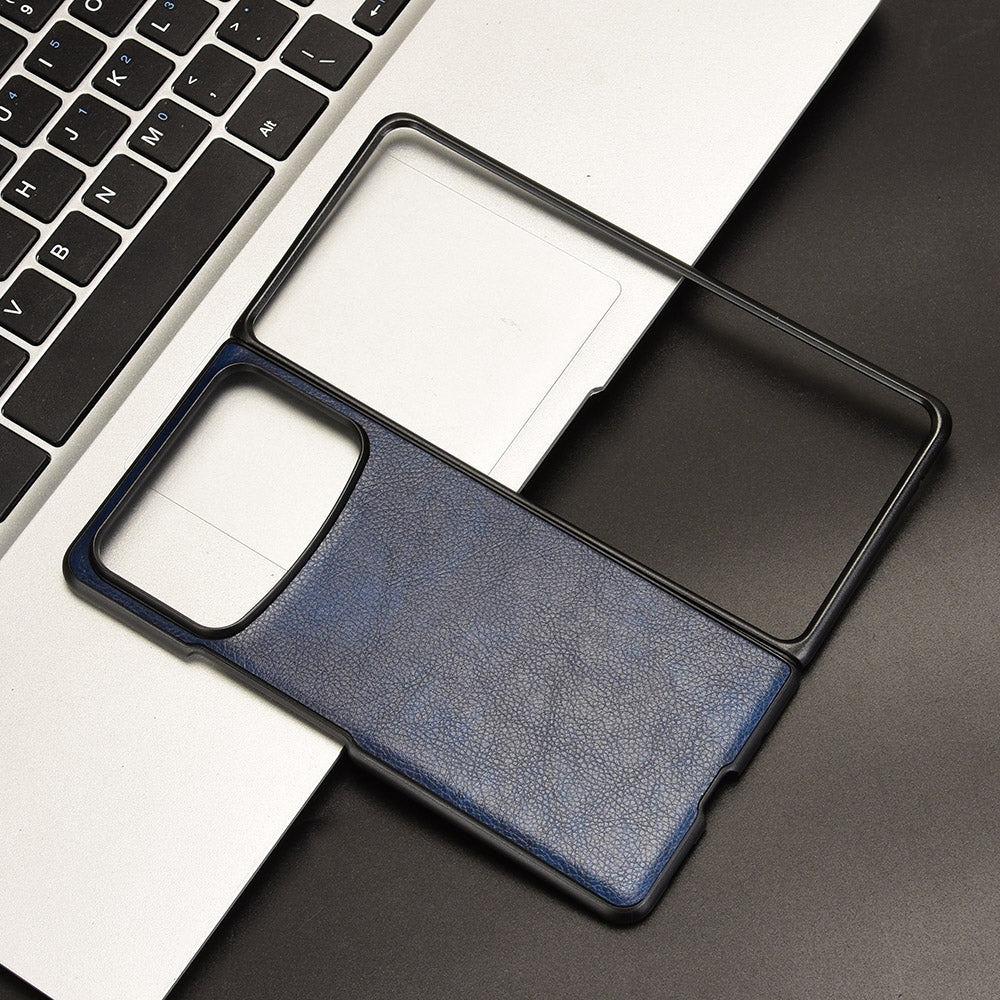 For Xiaomi Mix Fold 4 Litchi Texture Back Cover Phone Case(Blue)