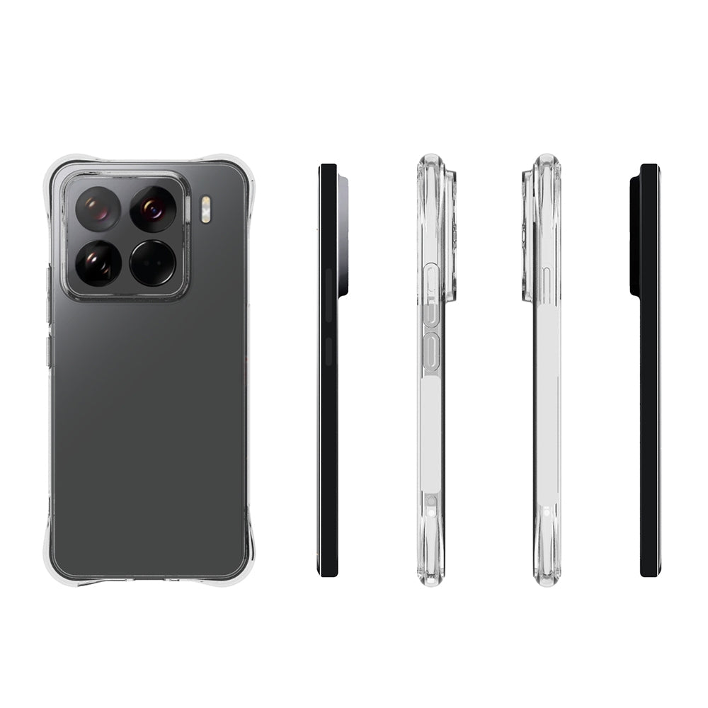 For Xiaomi 15 Pro Shockproof Non-slip Thickening TPU Phone Case(Transparent)