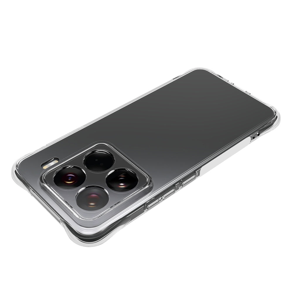 For Xiaomi 15 Pro Shockproof Non-slip Thickening TPU Phone Case(Transparent)