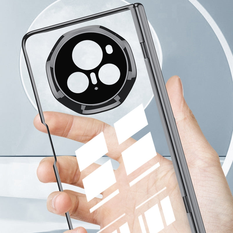 For Honor Magic V3 GKK Integrated Magnetic Fold Hinge Shockproof Phone Case(Black)