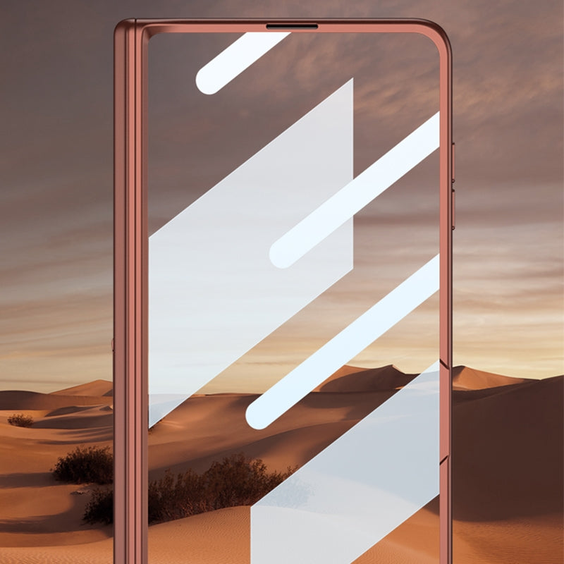 For Honor Magic V3 GKK Integrated Magnetic Folding Hinge All-inclusive Phone Case(Silver)