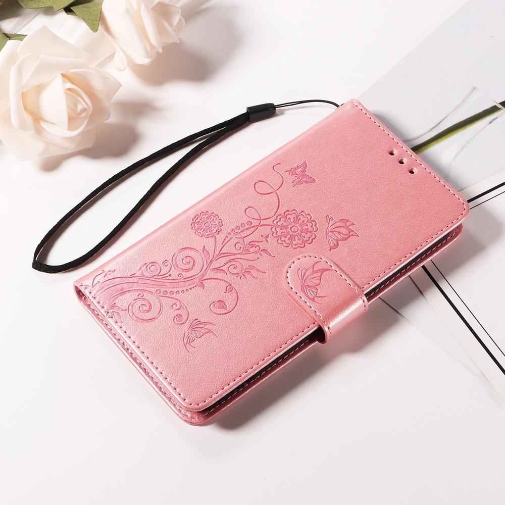 For vivo V50 Lite 4G / 5G Embossed Butterfly Flowers Leather Phone Case(Rose Gold)