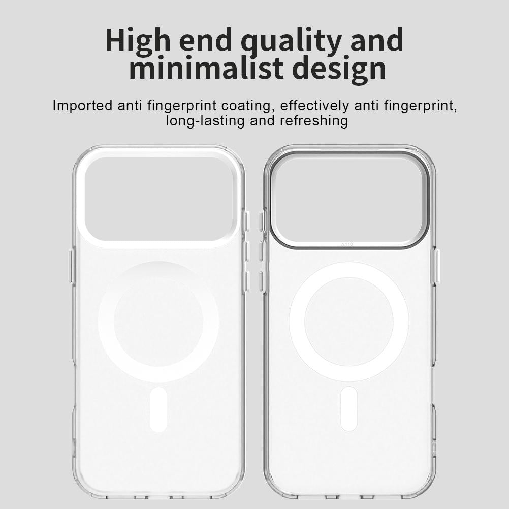 Compatible with iPhone 18 Pro Max Candy Magsafe PC Dual-Layer TPU Phone Case - White