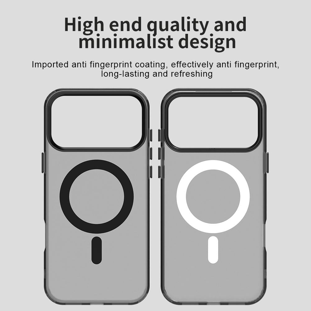 Compatible with iPhone 18 Pro Max Candy Magsafe PC Dual-Layer TPU Phone Case - Black