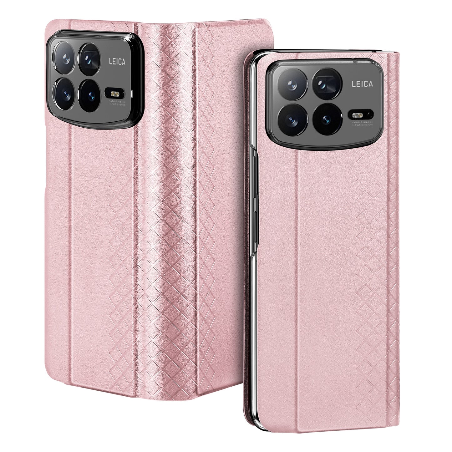 For Xiaomi Mix Fold 4 DUX DUCIS Bril Series PU + TPU Phone Case(Pink)