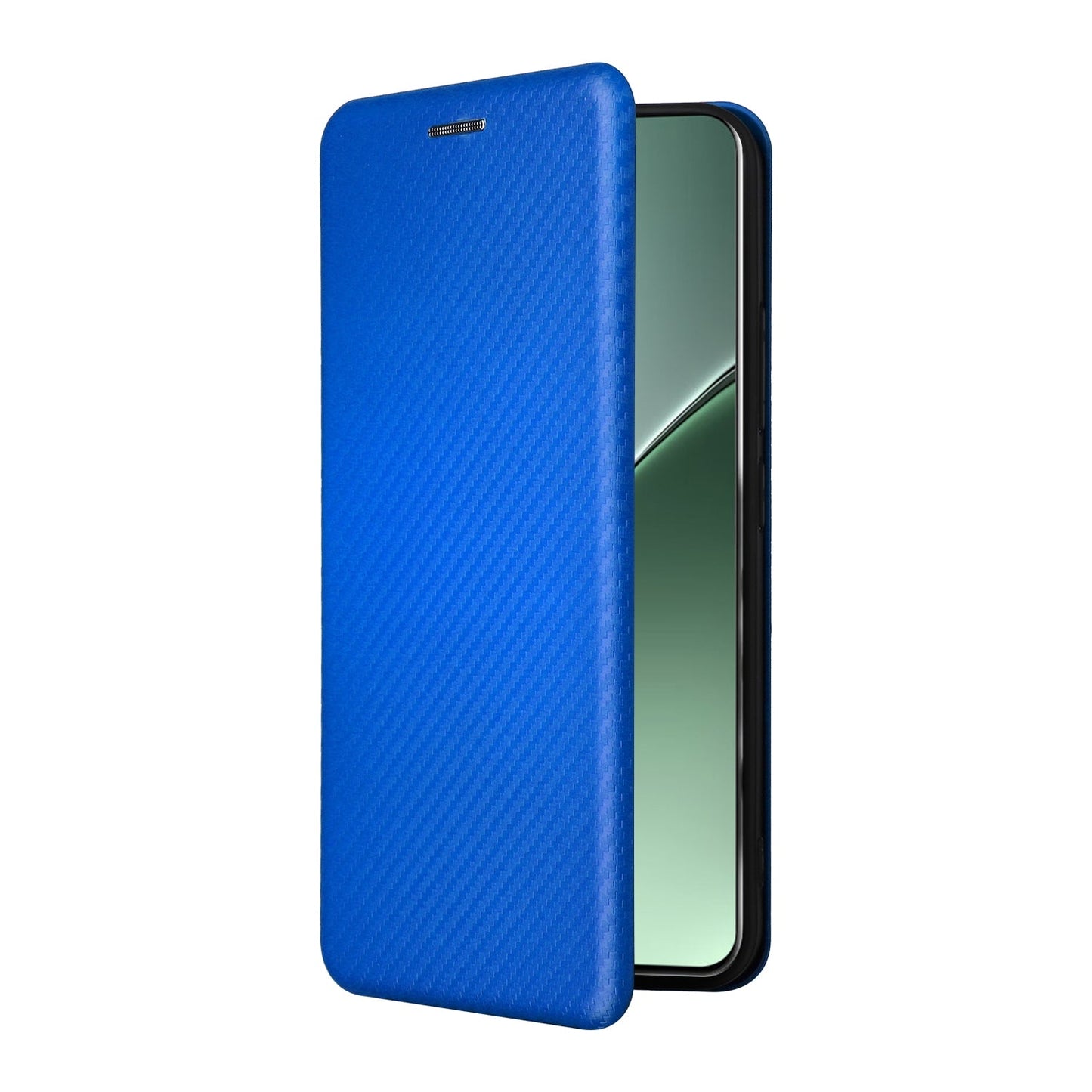 For Xiaomi 15 Carbon Fiber Texture Flip Leather Phone Case(Blue)