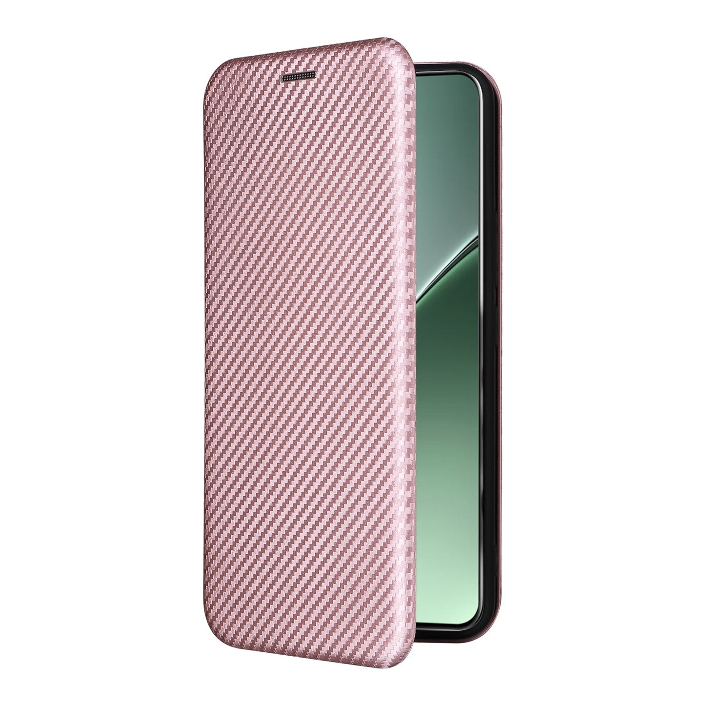 For Xiaomi 15 Pro Carbon Fiber Texture Flip Leather Phone Case(Pink)