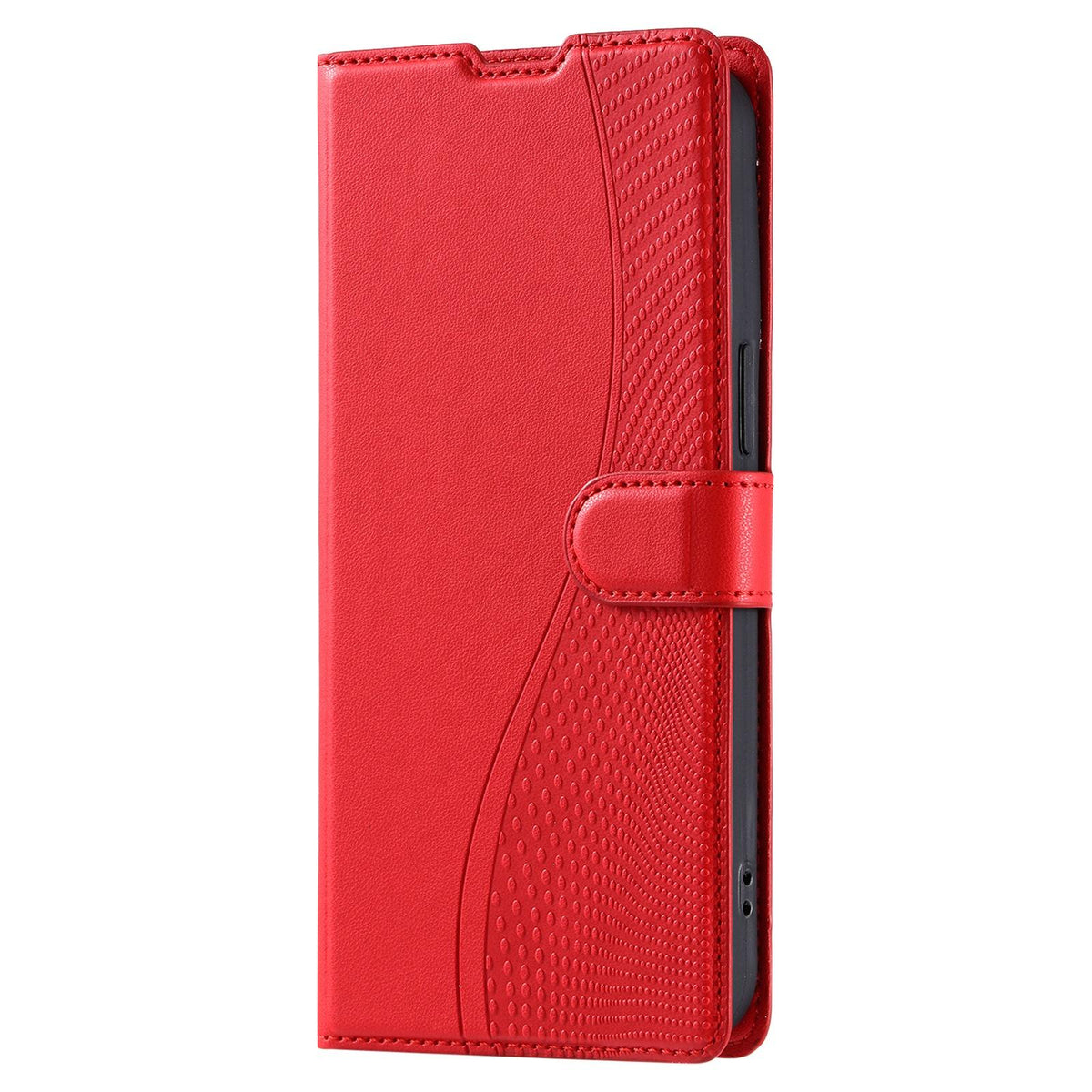 Compatible with iPhone 18 Pro Max Voltage Ultra-thin Dot Leather Phone Case - Red
