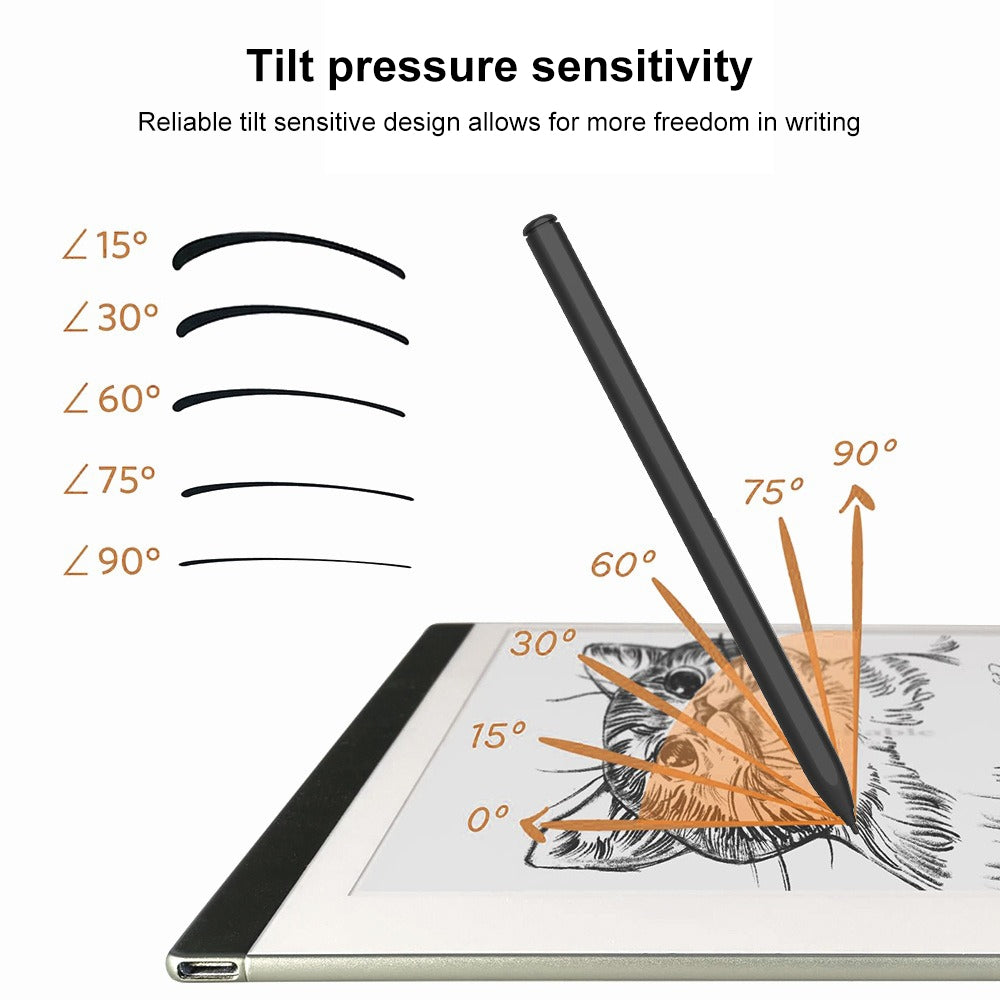 P30 Tilt Pressure-sensitive Prevent Accidental Touch Magnetic Stylus Pen for Samsung Tab(Black)