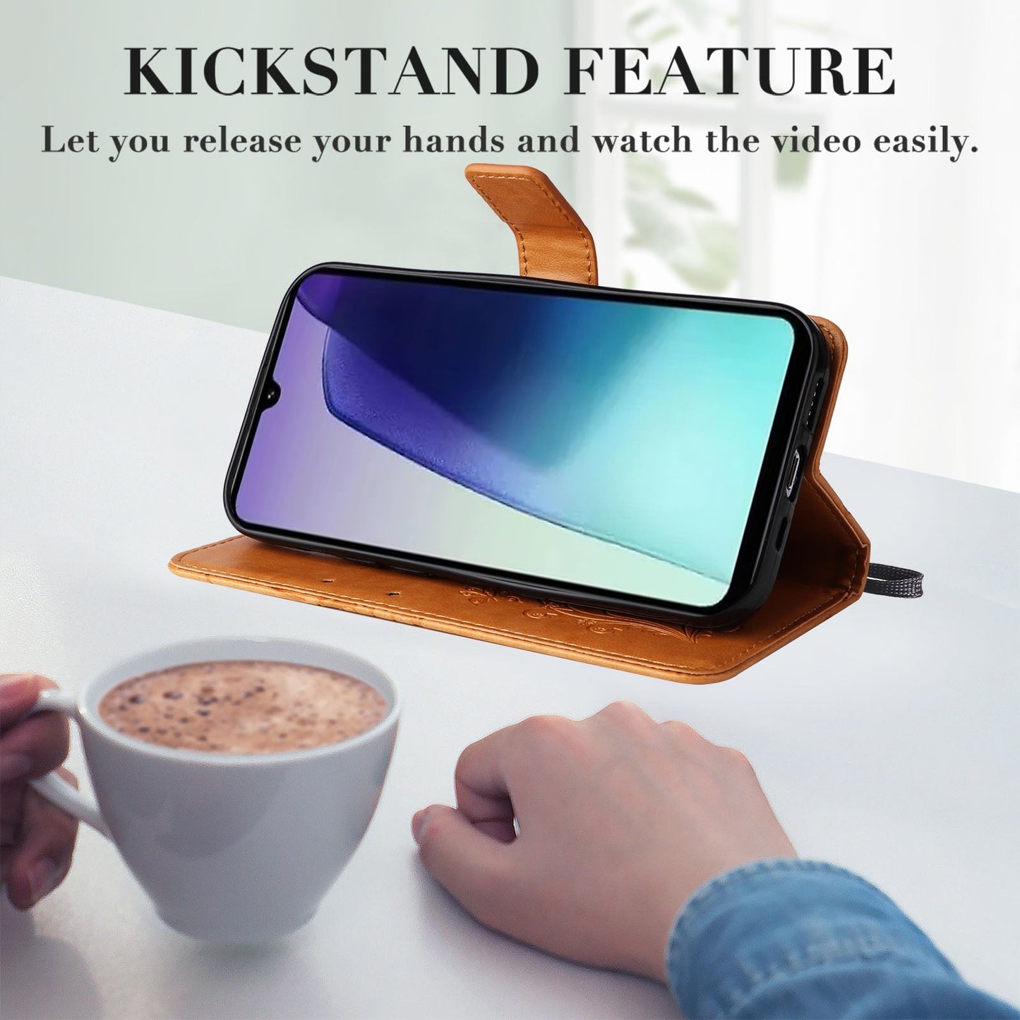 For Redmi 14C 4G Global 3D Butterfly Embossed Pattern Flip Leather Phone Case(Yellow)