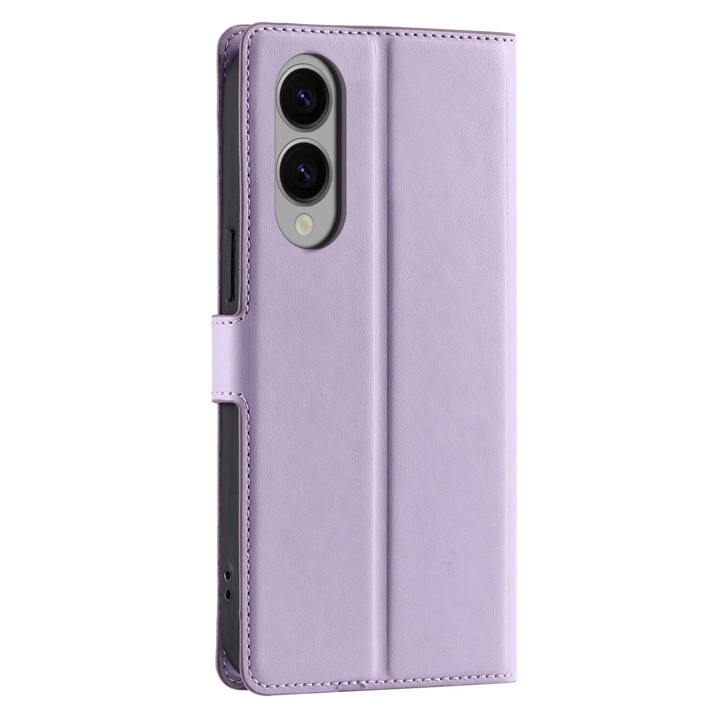 For Samsung Galaxy S25 Edge 5G Voltage Ultra-thin Dot Leather Phone Case(Purple)