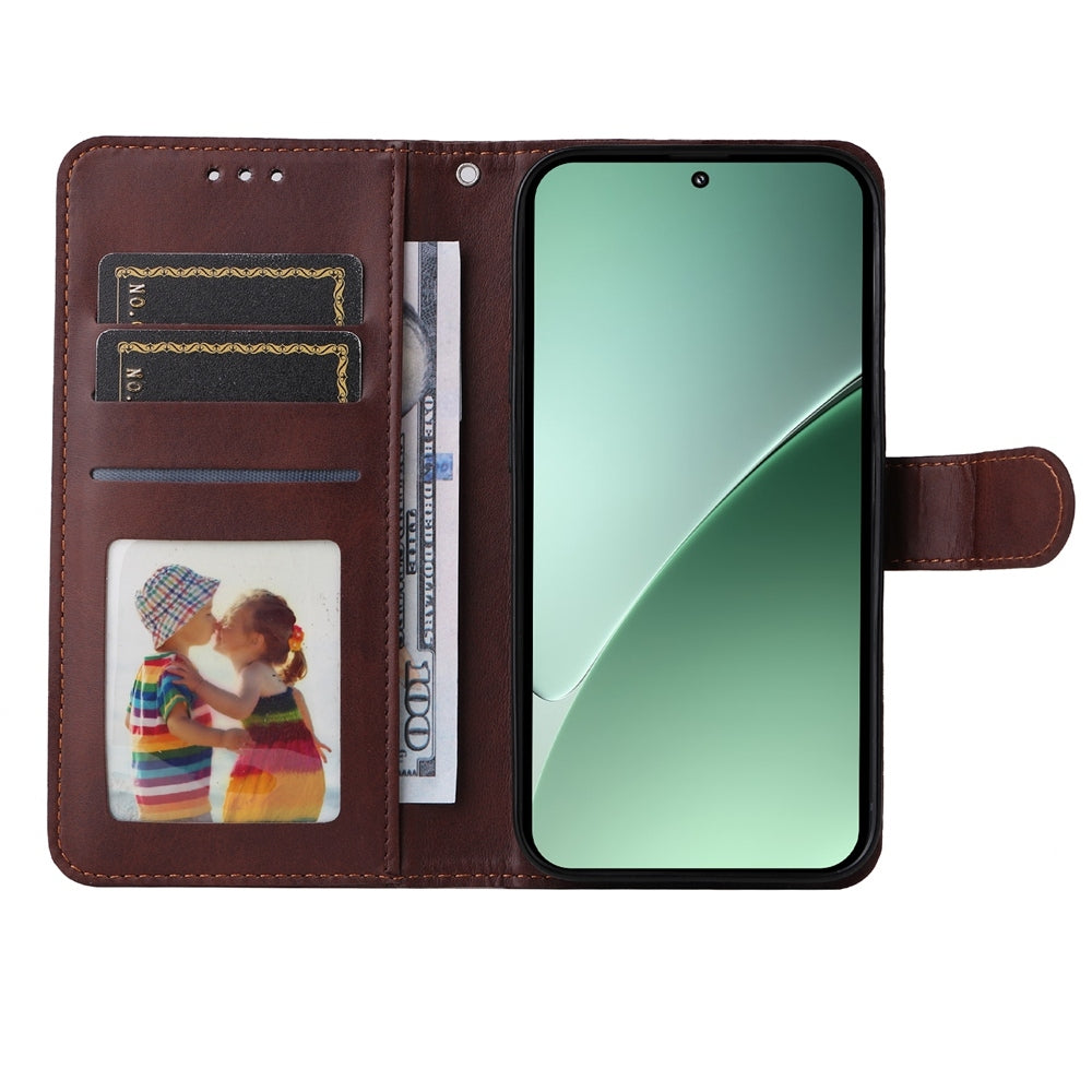 For Xiaomi 15 Pro Classic Calf Texture Flip Leather Phone Case(Brown)