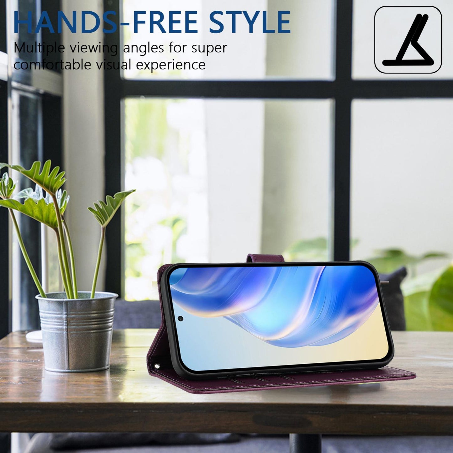 For vivo V50 Lite 5G Honeycomb Embossing RFID Leather Phone Case(Violet)