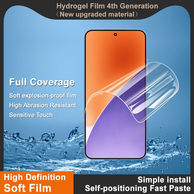 For Xiaomi 15 imak 4th Generation  Full Coverage Screen Hydrogel Film Protector