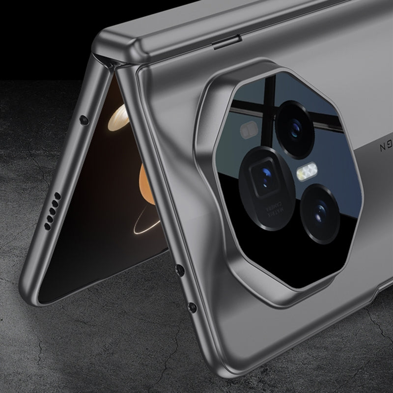 For Honor Magic V3 GKK Integrated Magnetic Blade Ultra-thin Full Coverage Phone Case(Grey)