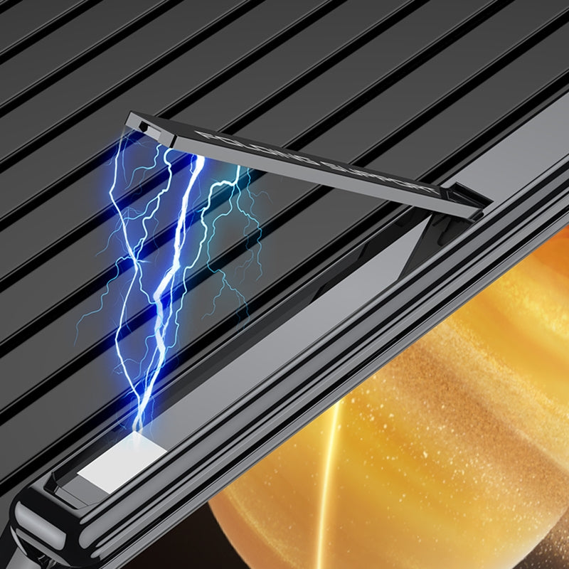 For Honor Magic V3 GKK Integrated Magnetic Fold Hinge Leather Shockproof Phone Case(Matte Gray)