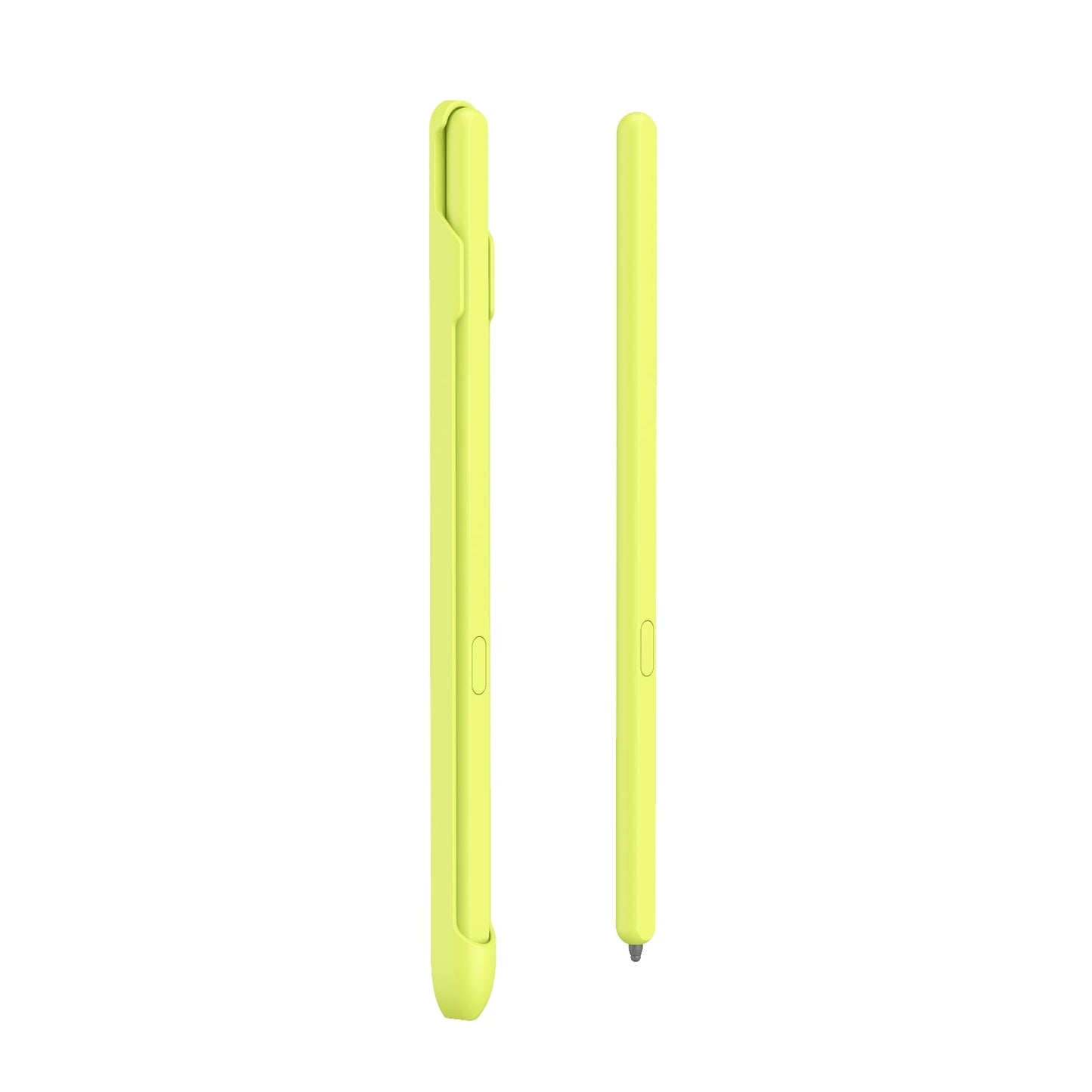 For Samsung Galaxy Z Fold6 / 5 / 4 / 3 Electromagnetic Stylus Pen with Pen Slot(Yellow Green)
