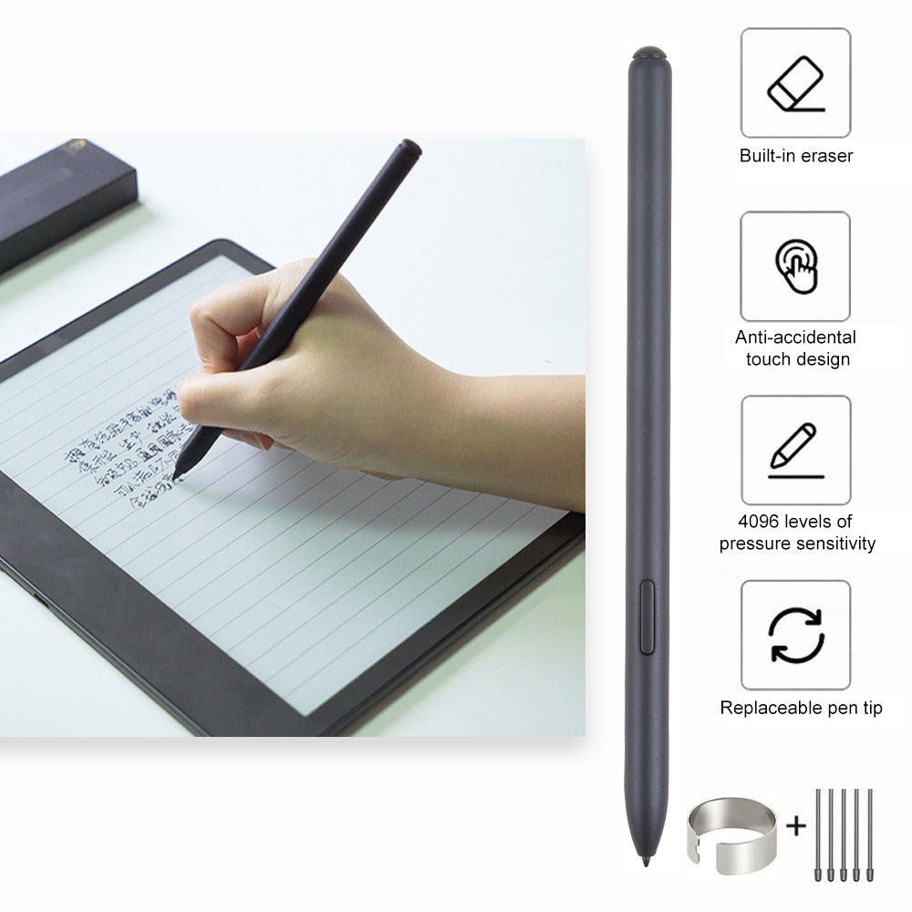 4096 Tilt Pressure-sensitive Prevent Accidental Touch Magnetic Stylus Pen for Samsung Tab(Black)