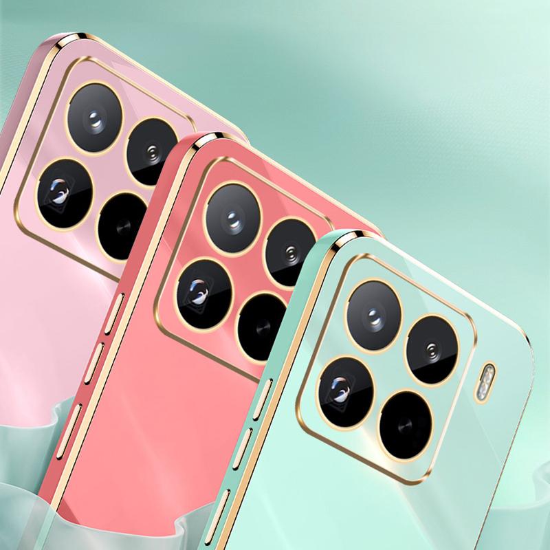 For Xiaomi 15 Pro XINLI Straight Edge 6D Electroplate TPU Phone Case(Mint Green)