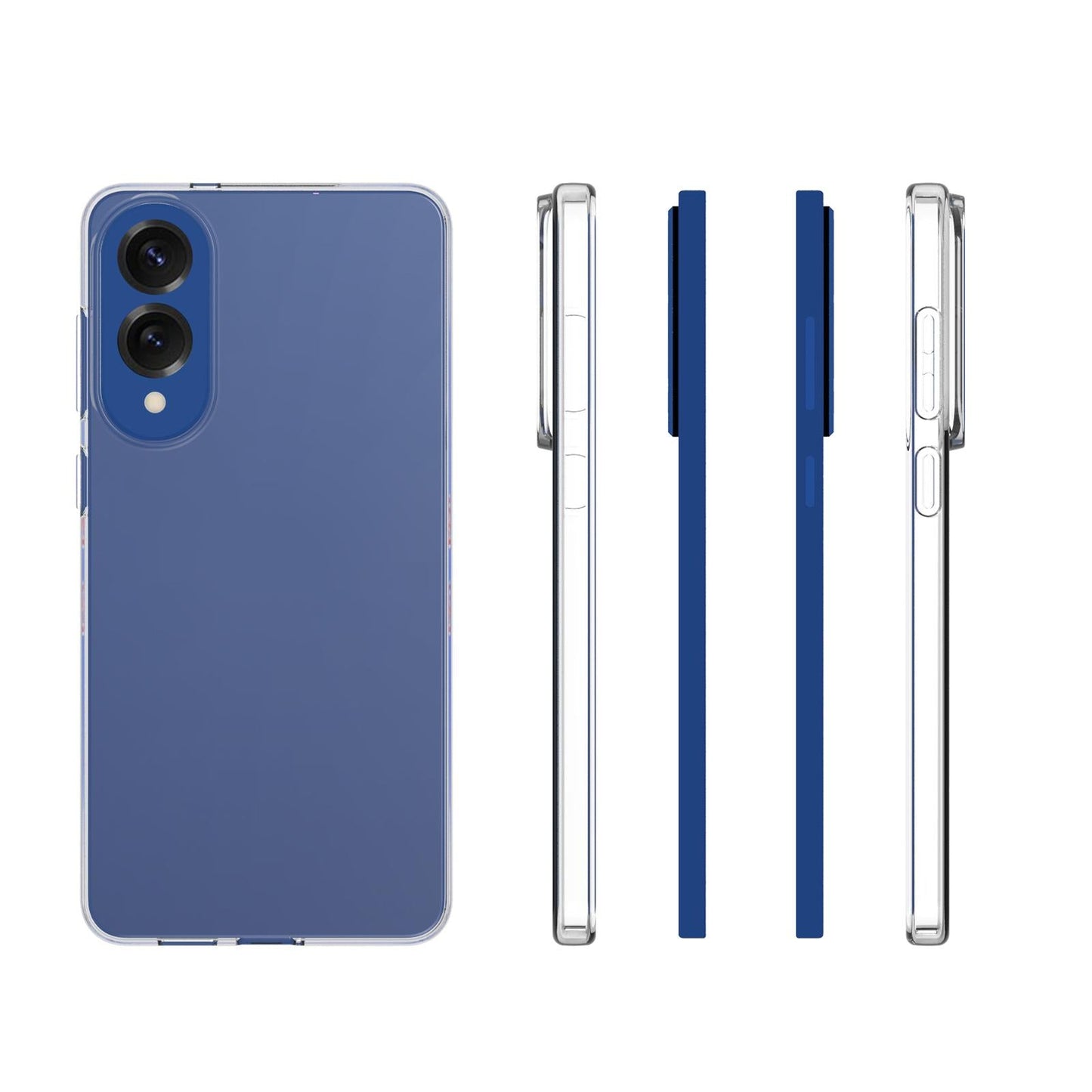 For Samsung Galaxy S25 Edge 5G Waterproof Texture TPU Phone Case(Transparent)