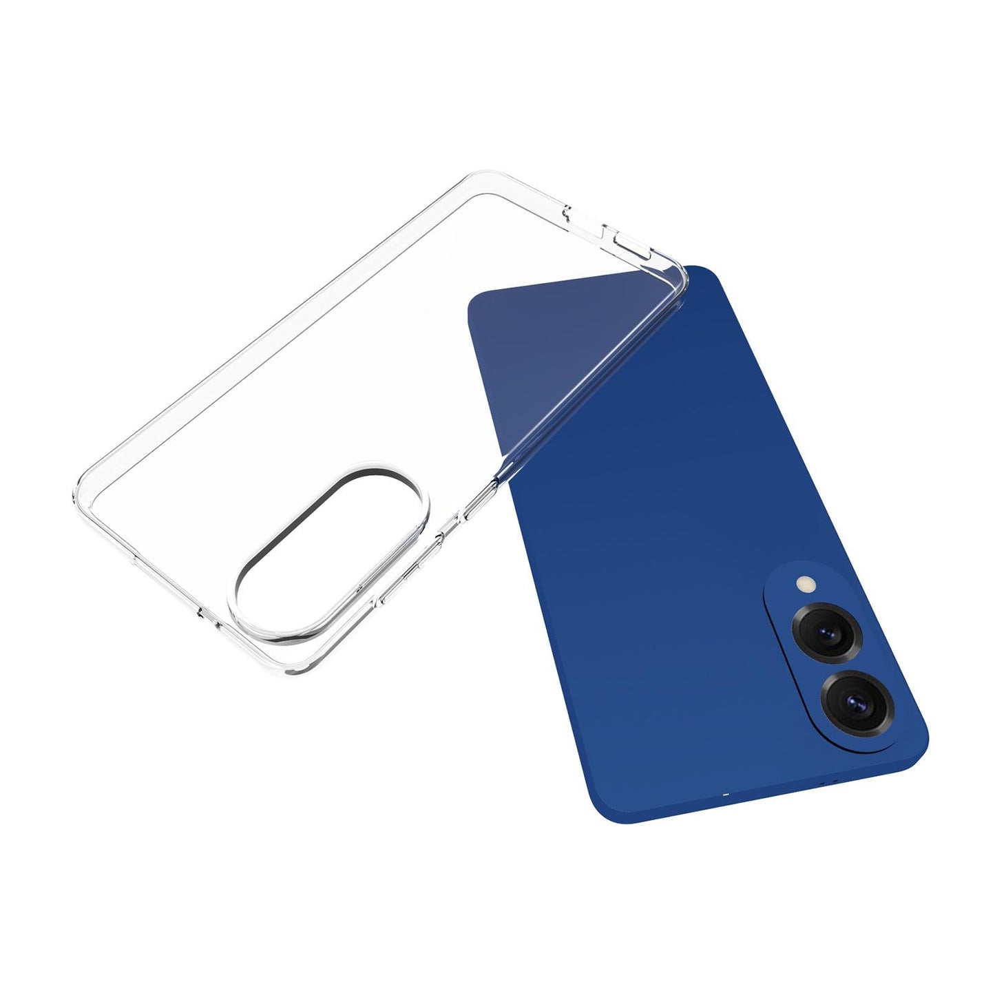 For Samsung Galaxy S25 Edge 5G Waterproof Texture TPU Phone Case(Transparent)