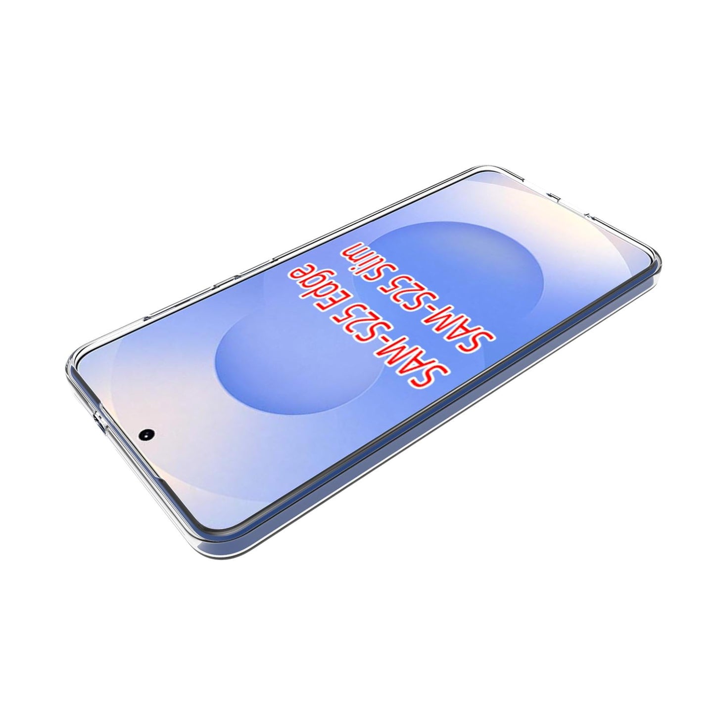 For Samsung Galaxy S25 Edge 5G Waterproof Texture TPU Phone Case(Transparent)