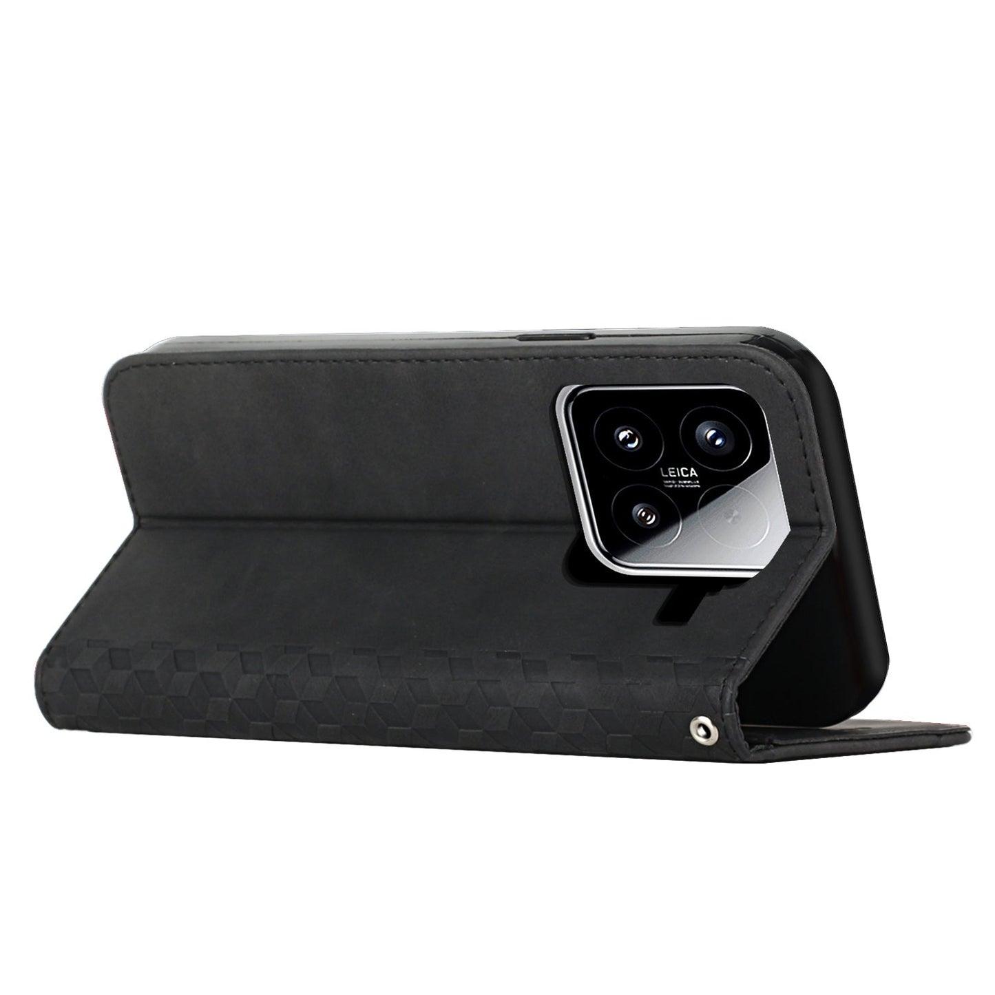 For Xiaomi 15 Diamond Splicing Skin Feel Magnetic Leather Phone Case(Black)