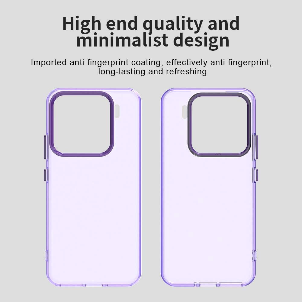 For Xiaomi 15 Candy PC Hybrid TPU Shockproof Phone Case(Purple)