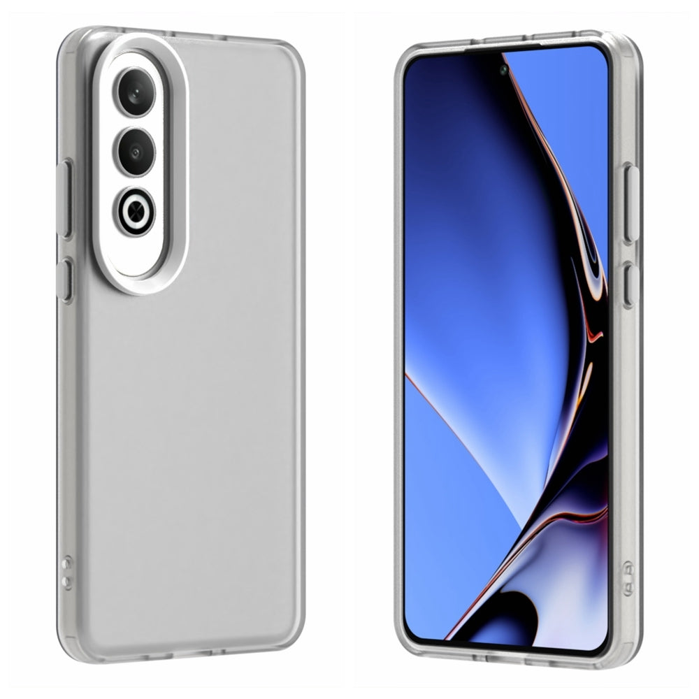 For OPPO K12 5G Candy PC Hybrid TPU Shockproof Phone Case(White)