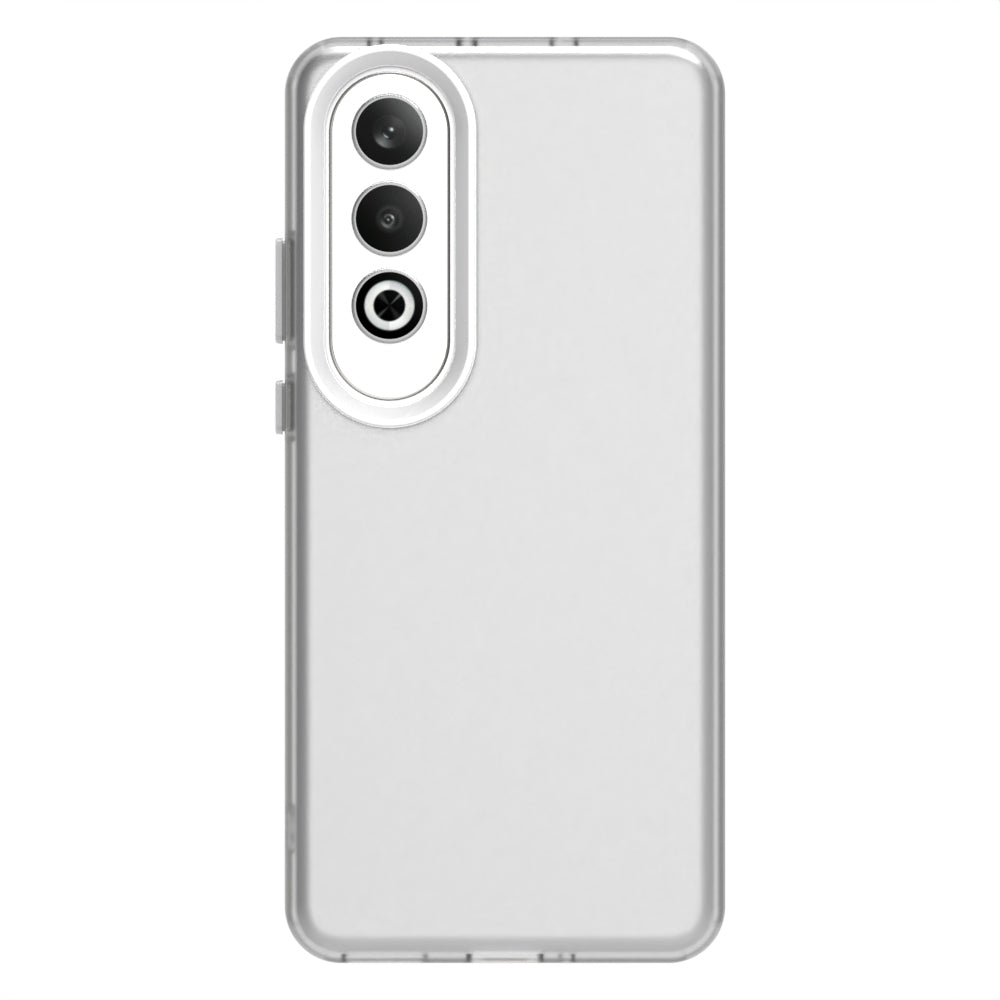 For OPPO K12 5G Candy PC Hybrid TPU Shockproof Phone Case(White)