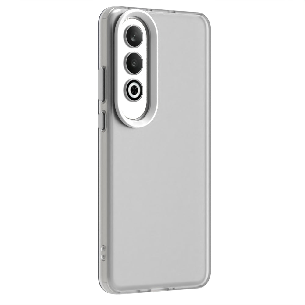For OPPO K12 5G Candy PC Hybrid TPU Shockproof Phone Case(White)