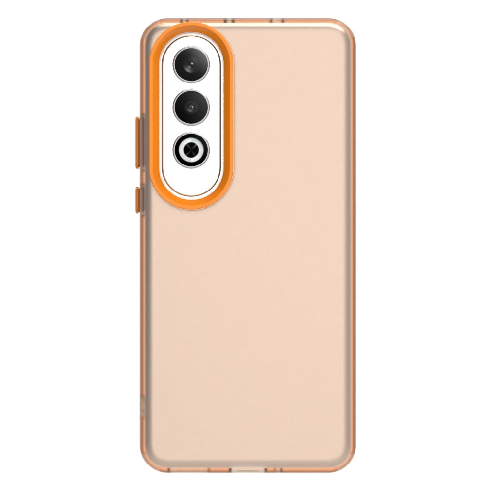 For OPPO K12 5G Candy PC Hybrid TPU Shockproof Phone Case(Orange)