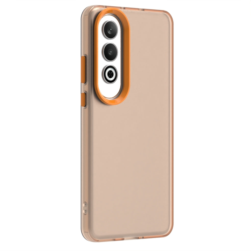 For OPPO K12 5G Candy PC Hybrid TPU Shockproof Phone Case(Orange)