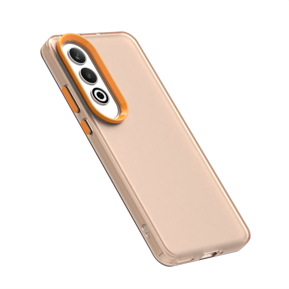 For OPPO K12 5G Candy PC Hybrid TPU Shockproof Phone Case(Orange)