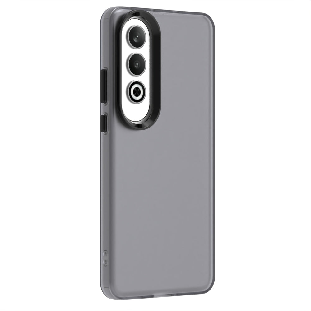 For OPPO K12 5G Candy PC Hybrid TPU Shockproof Phone Case(Black)