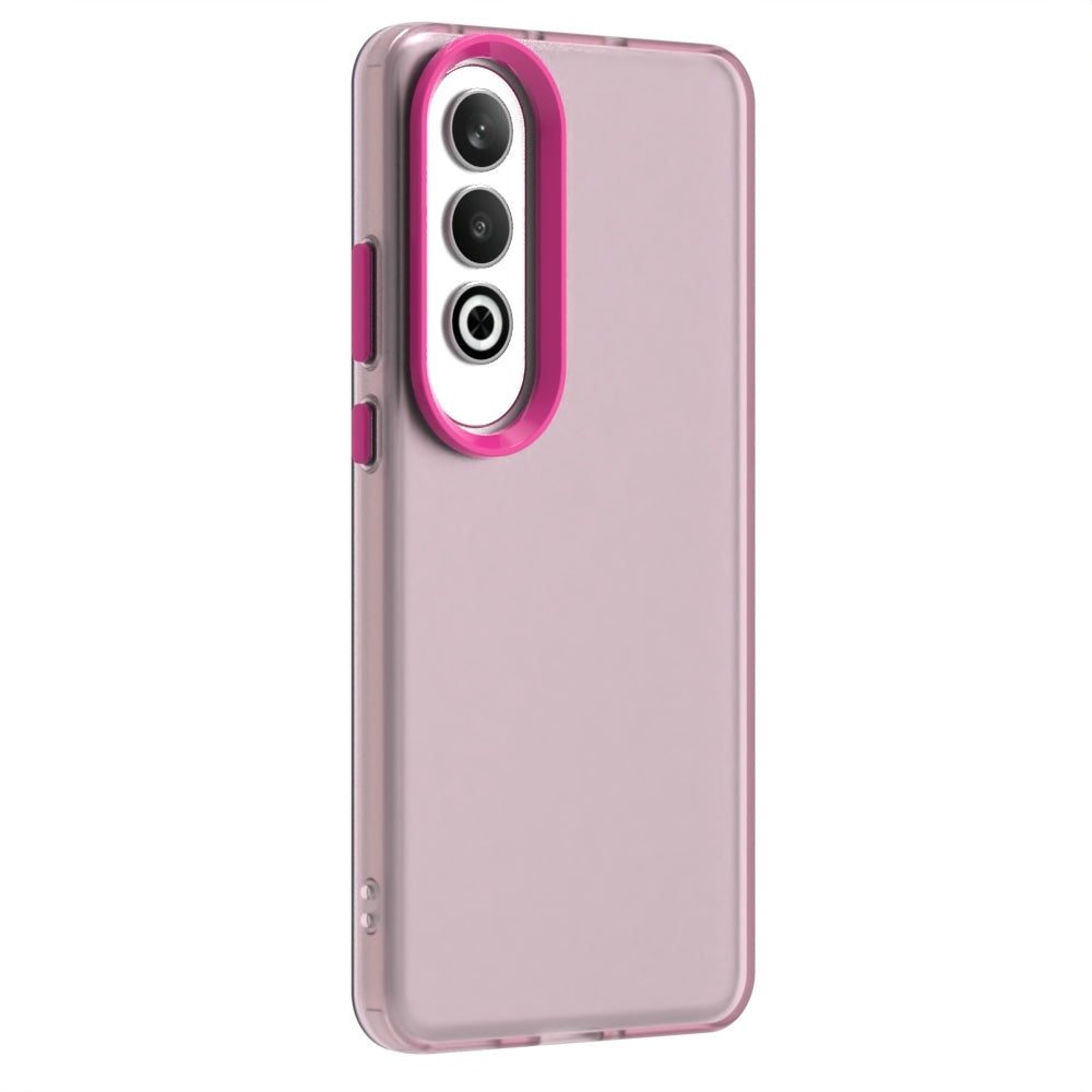 For OPPO K12 5G Candy PC Hybrid TPU Shockproof Phone Case(Red)