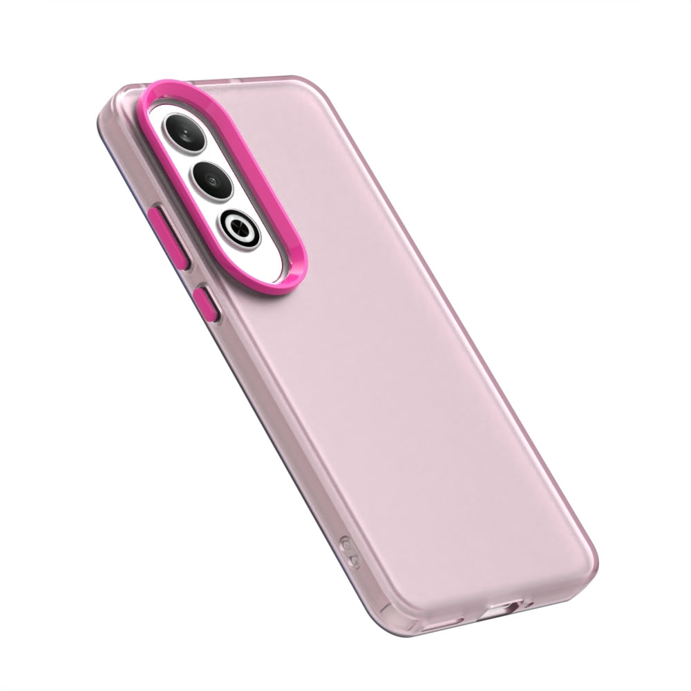 For OPPO K12 5G Candy PC Hybrid TPU Shockproof Phone Case(Red)