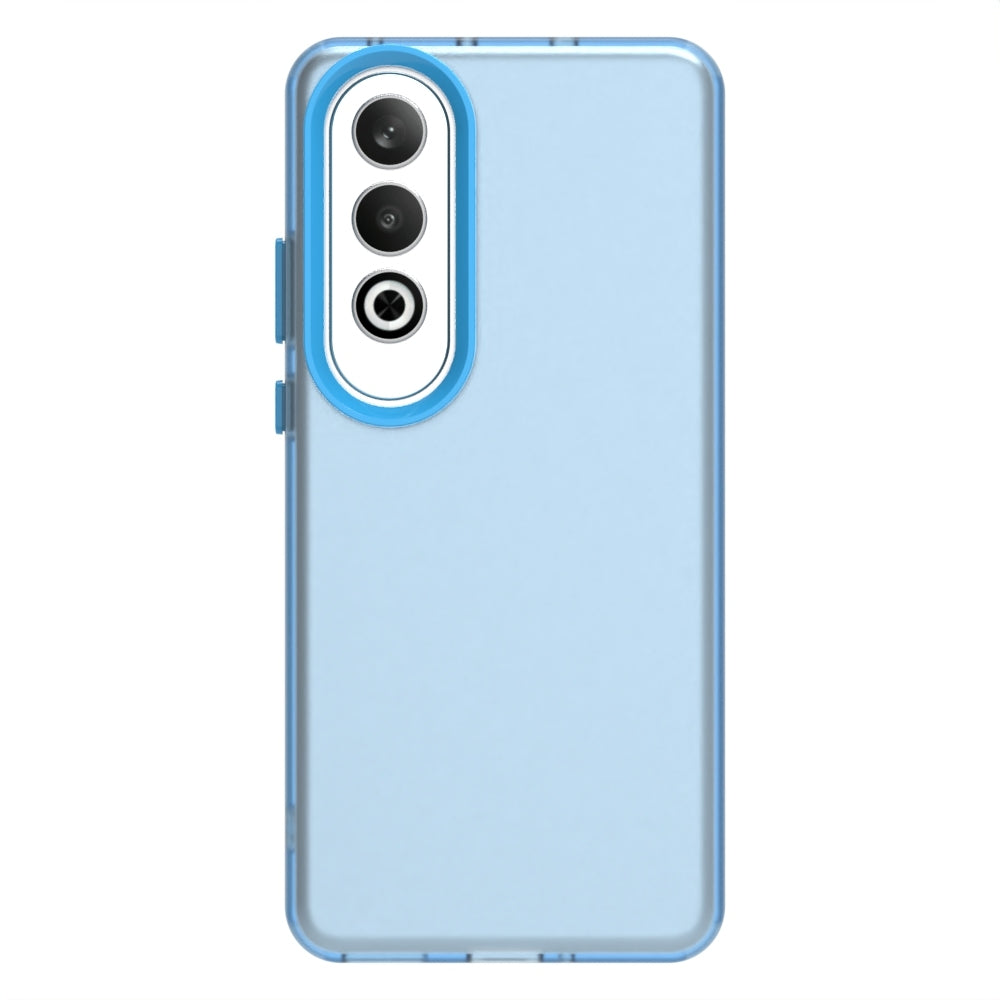 For OPPO K12 5G Candy PC Hybrid TPU Shockproof Phone Case(Blue)